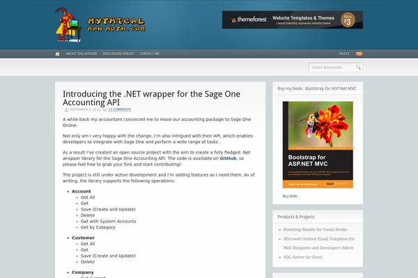Headlines theme site design template sample