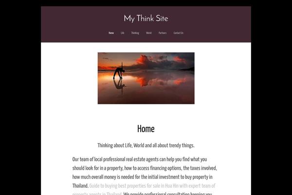 Life Is Good theme site design template sample