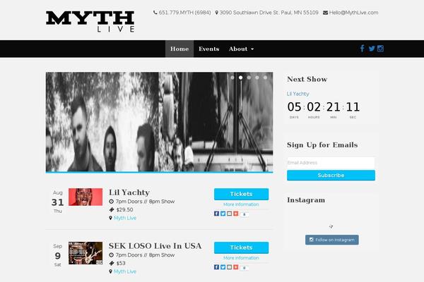 Site using Rhp-events plugin