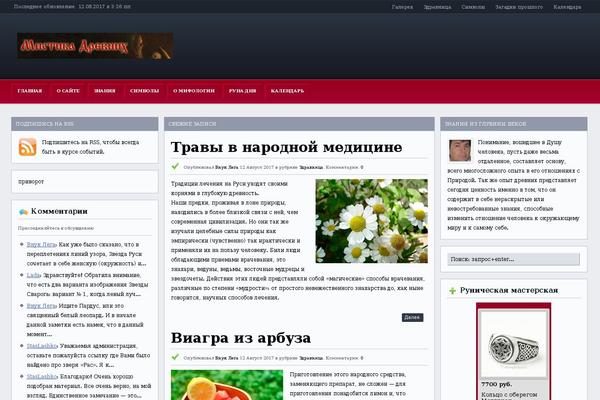 Blogpost theme site design template sample