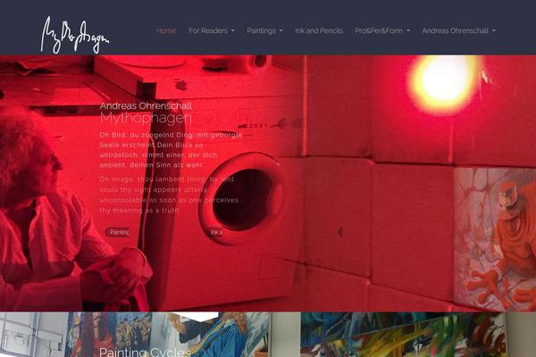 Lion theme site design template sample