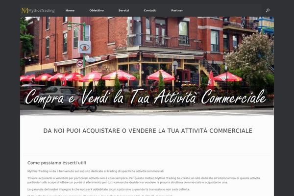 Vantage theme site design template sample