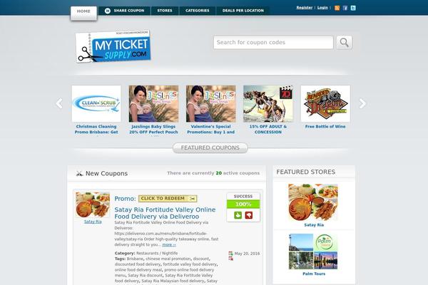 Clipper theme site design template sample