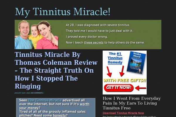 mytinnitusmiracle.org site used Firebug