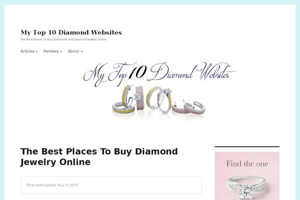 Saya theme site design template sample