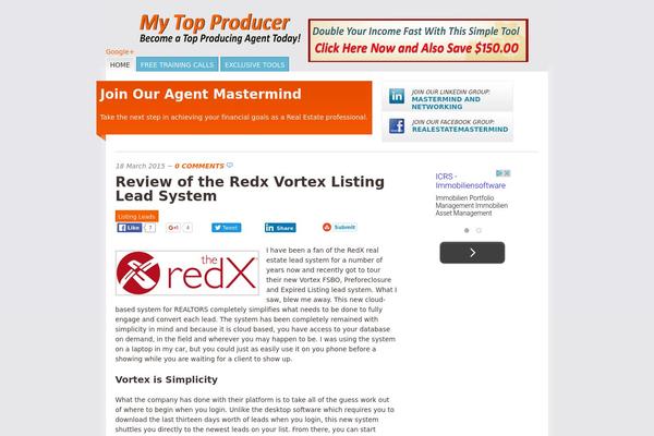 Mainstream theme site design template sample