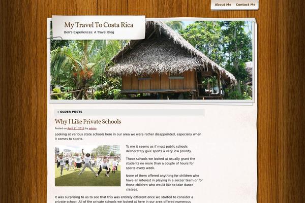 Adventure Journal theme site design template sample