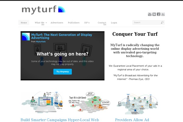 Site using Videoshowcase plugin