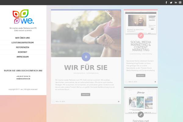 Liquidfolio theme site design template sample
