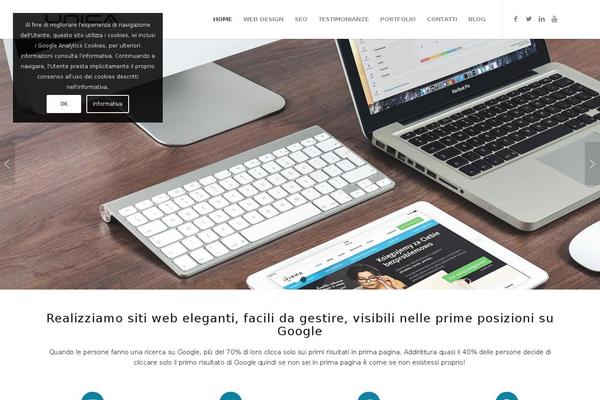 Enfold theme site design template sample