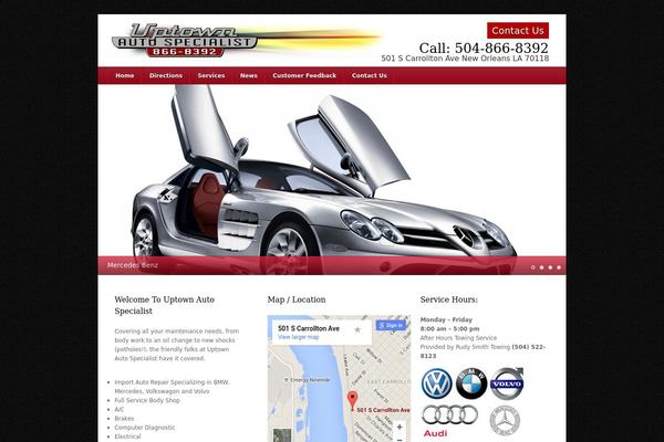 Classy theme site design template sample