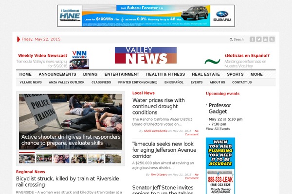 Newspaper theme site design template sample