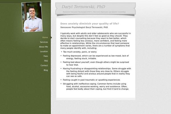 Glider theme site design template sample