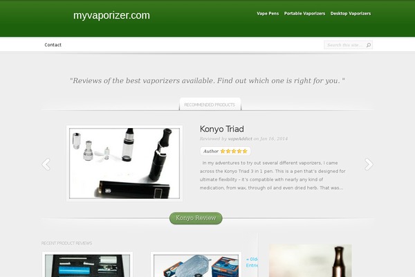 InReview theme site design template sample