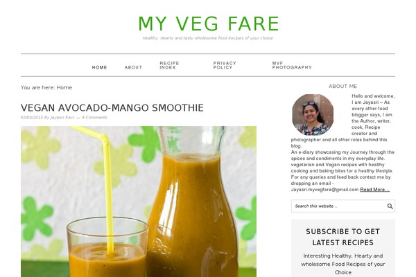 Foodie Pro theme site design template sample