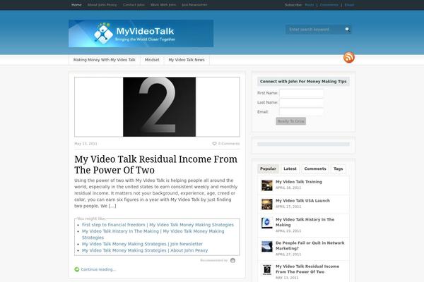 Fresh News theme site design template sample