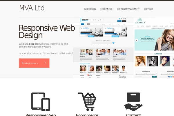 Feather theme site design template sample