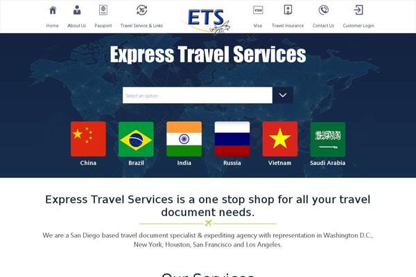 Ets theme site design template sample