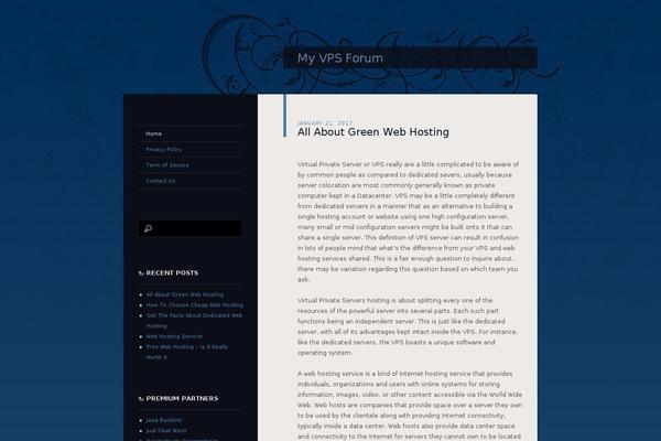 Dusk To Dawn theme site design template sample