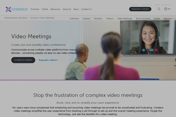 myvrm.com site used Condeco