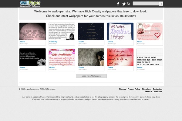 mywallpaper.org site used Wallrhe