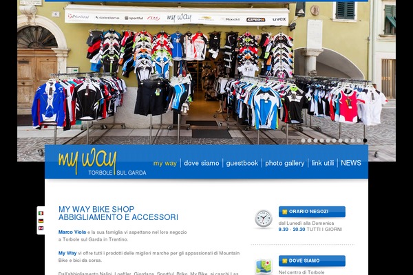 Myway theme site design template sample