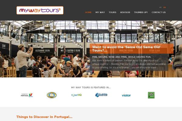 mywaytours.pt site used Mywaytours