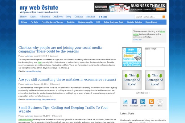Freshlife theme site design template sample