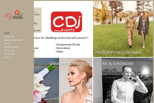 mywedd.ro site used Touchfolio