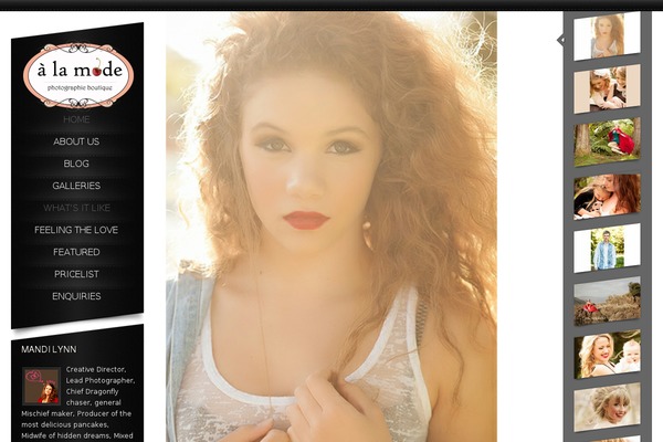 Slash theme site design template sample