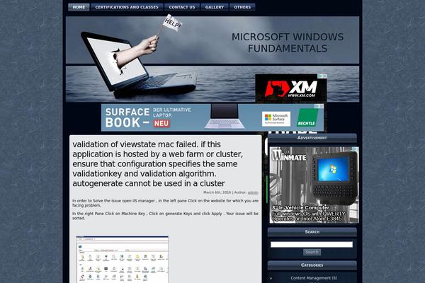 mywindowsblog.com site used Computer_support