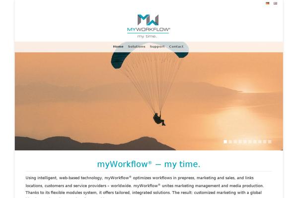 Salient theme site design template sample