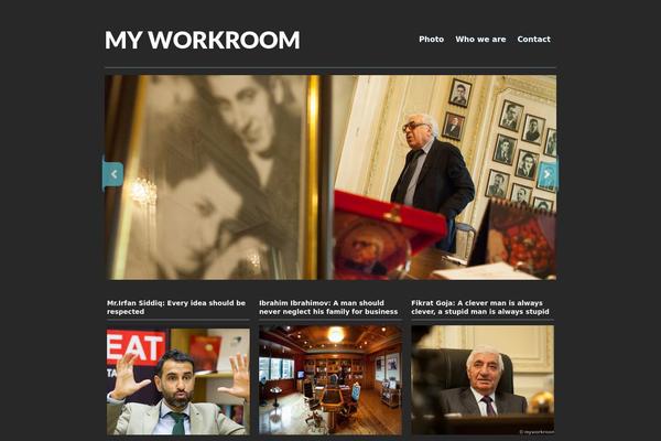 Photoria theme site design template sample