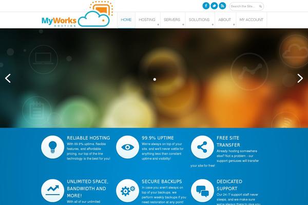 Hostchillyv3 theme site design template sample