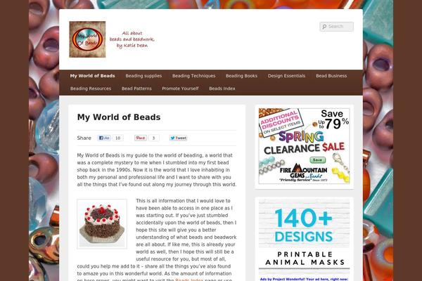 Site using Floating Social Bar plugin
