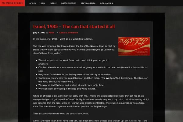 myworldofcoke.com site used Stretch