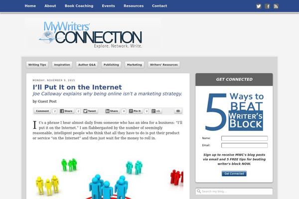 Get Noticed theme site design template sample