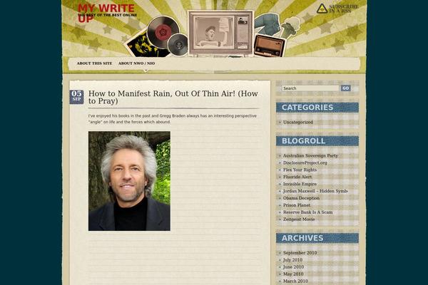 Retromania theme site design template sample