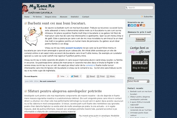 myzone.ro site used Myzone