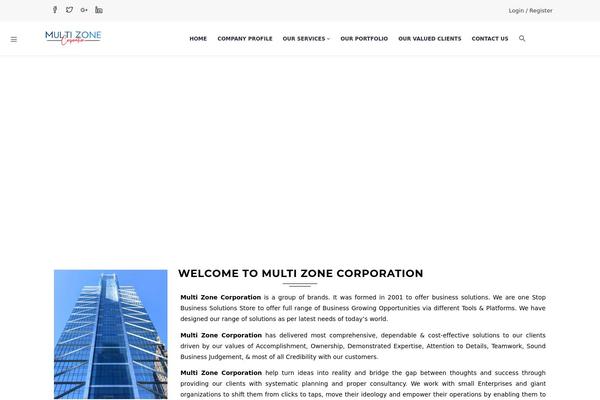 Foxin_child theme site design template sample