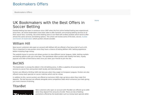 Tk theme site design template sample