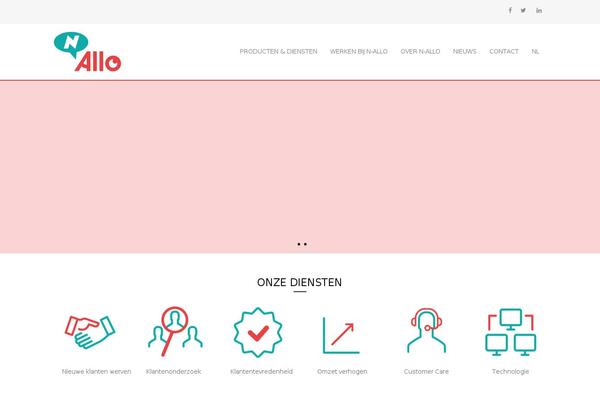 n-allo.be site used Wp-hostlinea