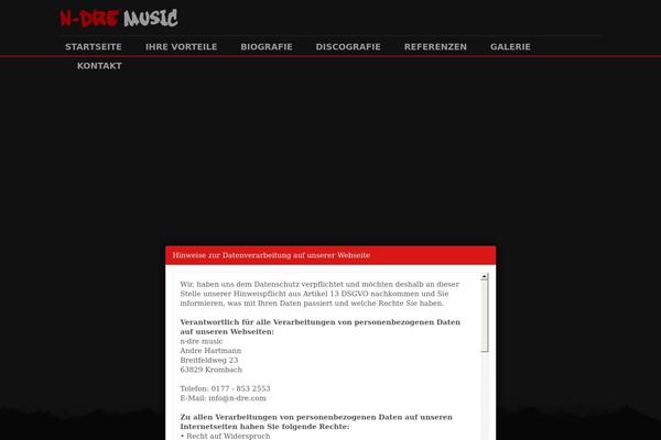 Kallyas theme site design template sample