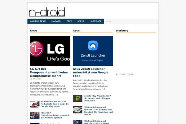 Cream Magazine theme site design template sample