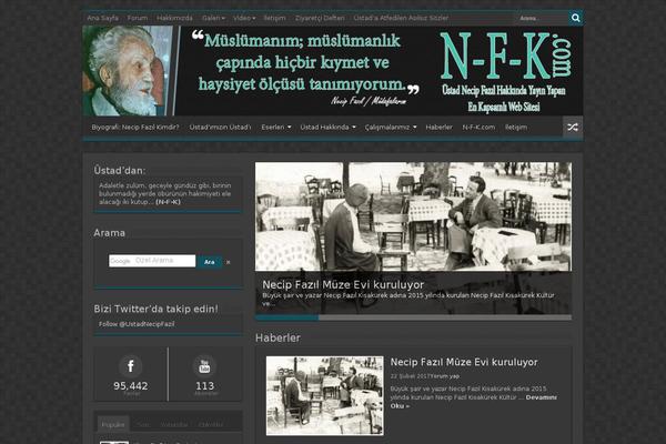 Kontrast theme site design template sample