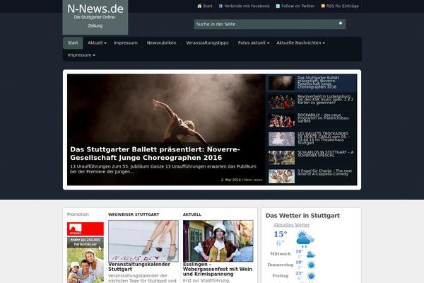 Site using Easy Heads Up Bar plugin