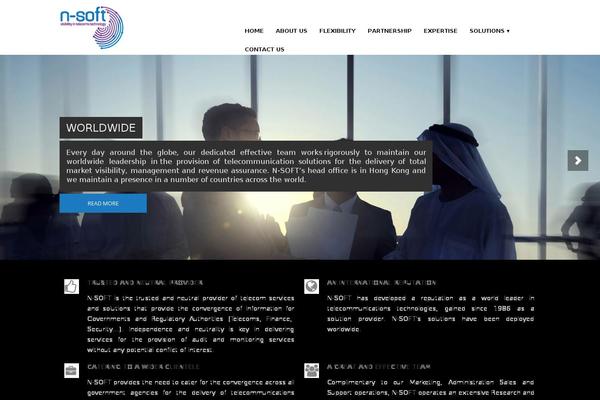 Onyx theme site design template sample