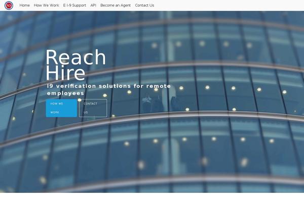 Tesseract theme site design template sample