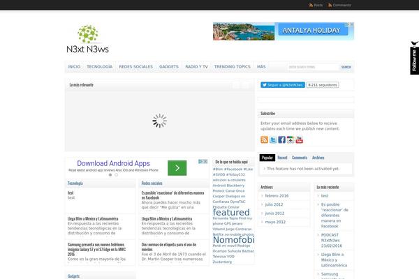 WP-Clear theme site design template sample