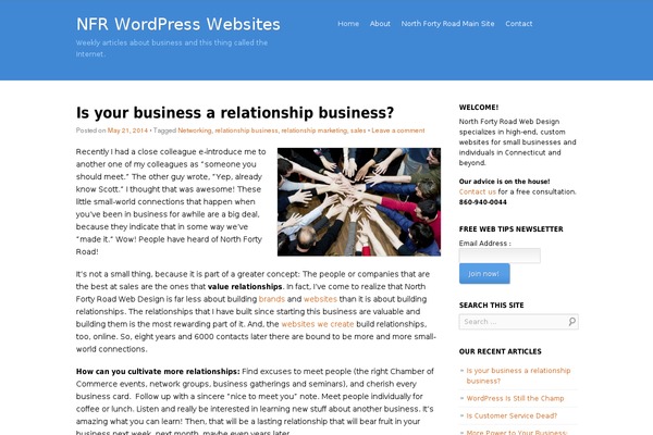 Skylark theme site design template sample